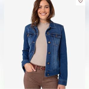 Liverpool Denim Stretchy Cotton Blend Jacket L